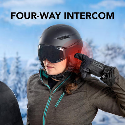 Sena Snowtalk 2-Universal Bluetooth Headset für Ski-und Snowboardhelme mit integriertem drahtlosem I