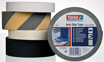 tesa 60951-00000-00 Rutschband Anti-Rutsch 60951 Schwarz, Gelb (L x B) 15m x 50mm 1St