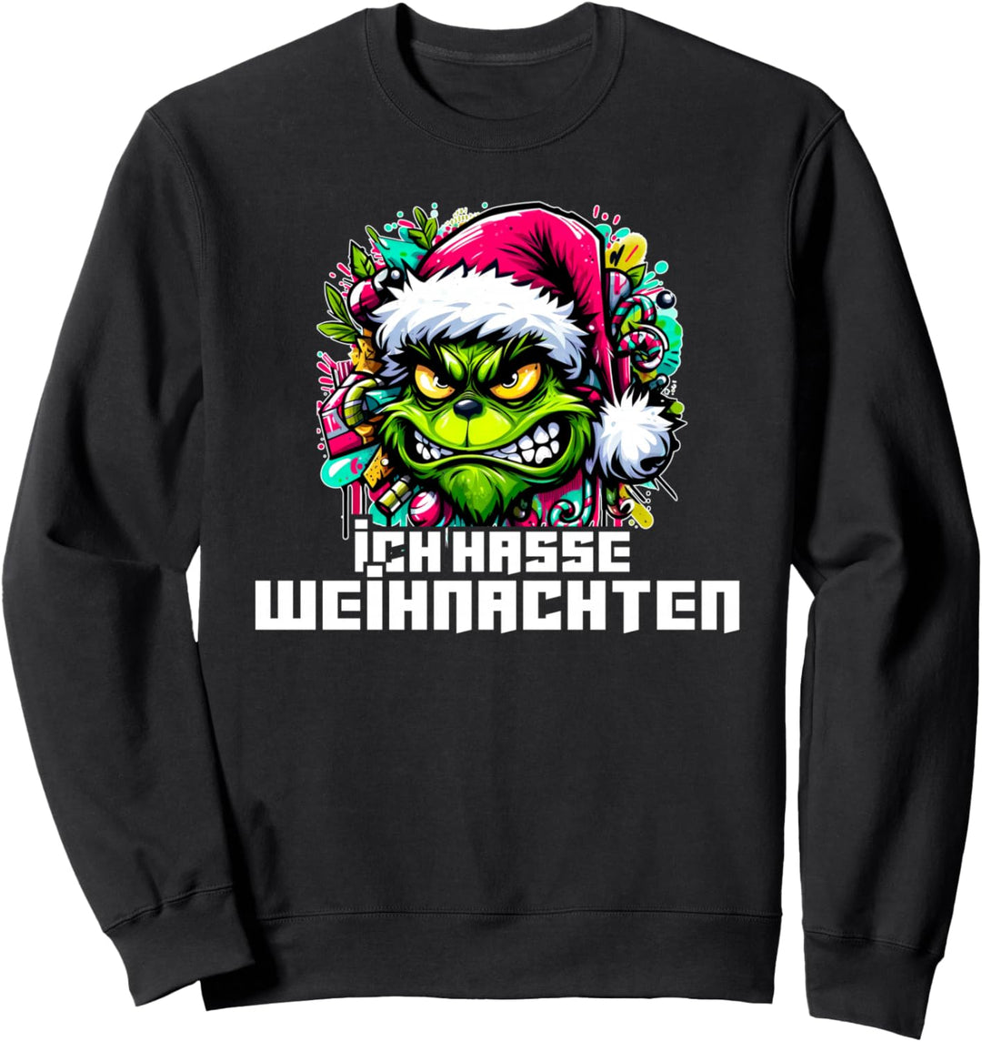 Weihnachts Oberteil - Geschenk ich hasse Weihnachten Sweatshirt