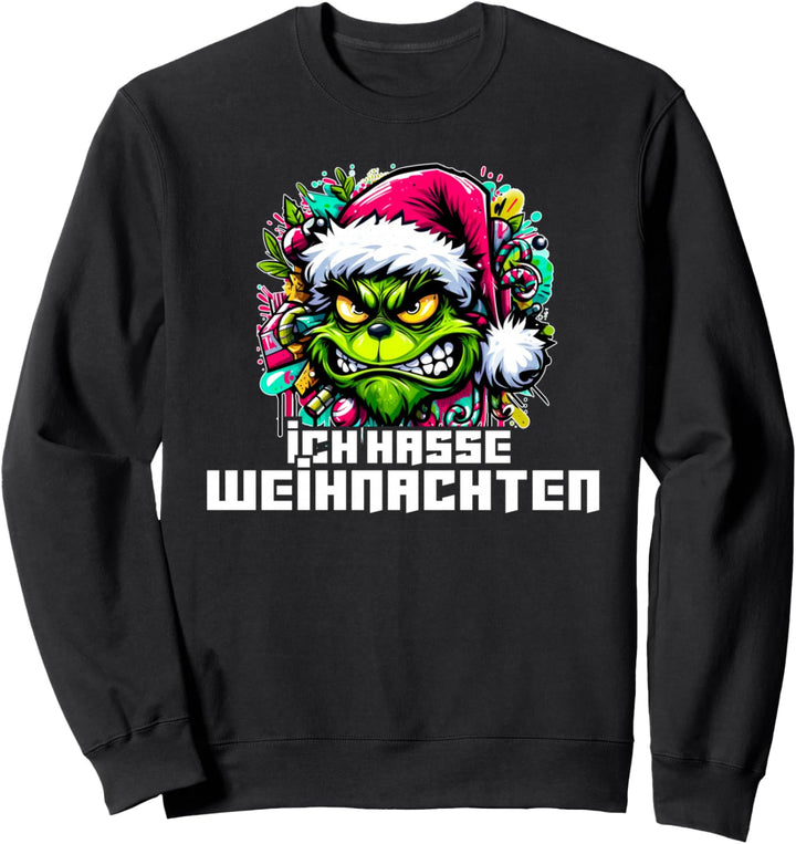 Weihnachts Oberteil - Geschenk ich hasse Weihnachten Sweatshirt
