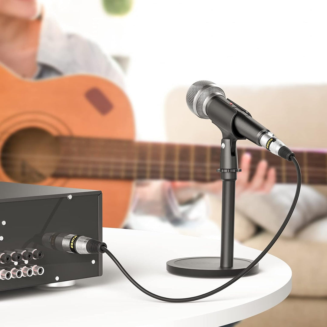 EBXYA XLR Kabel, Mikrofonkabel, 10M, Stecker auf Buchse, Symmetrisches XLR Mikrofonkabel, XLR Patchk