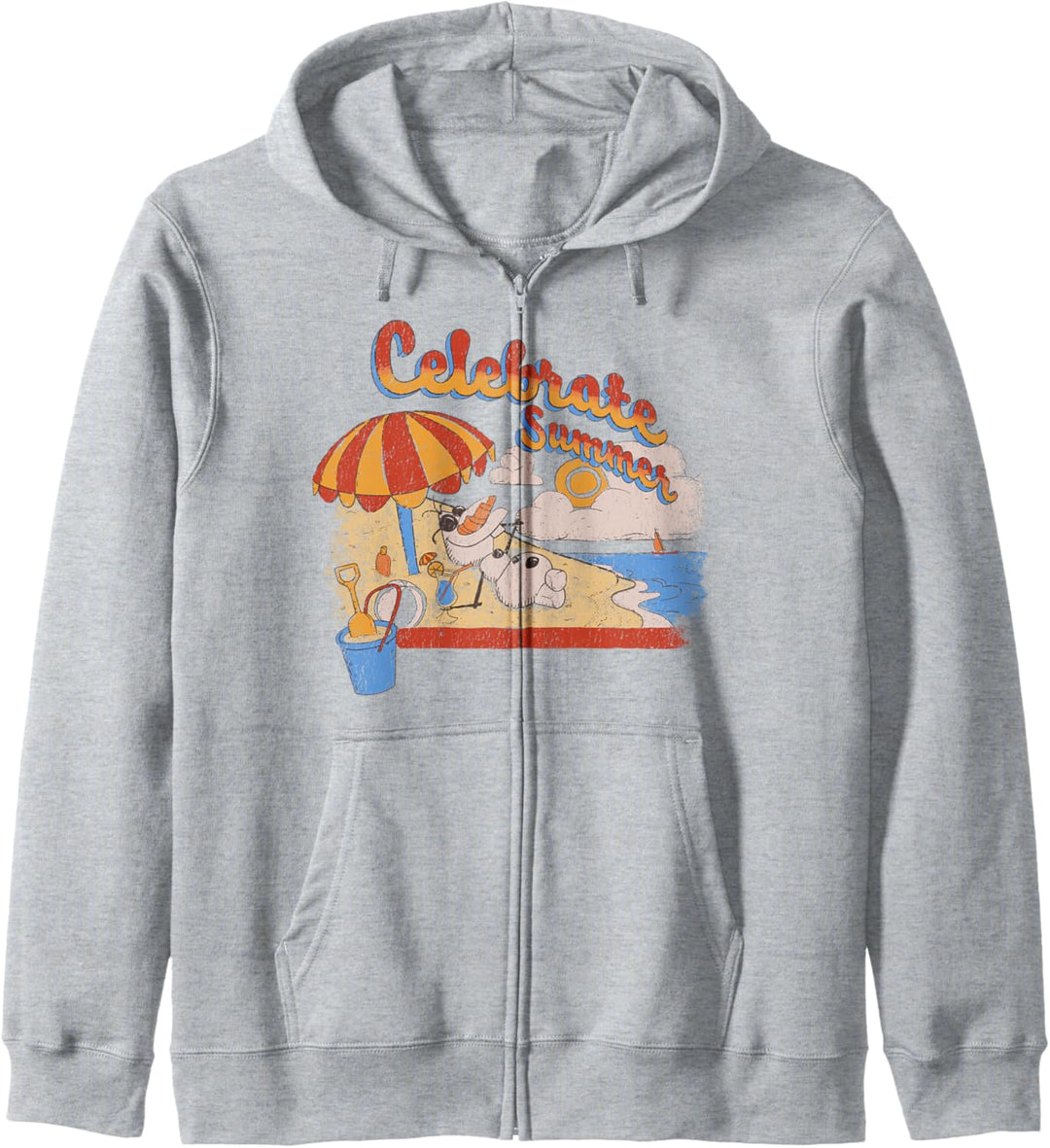 Disney Frozen Olaf Celebrate Summer Beach Portrait Kapuzenjacke