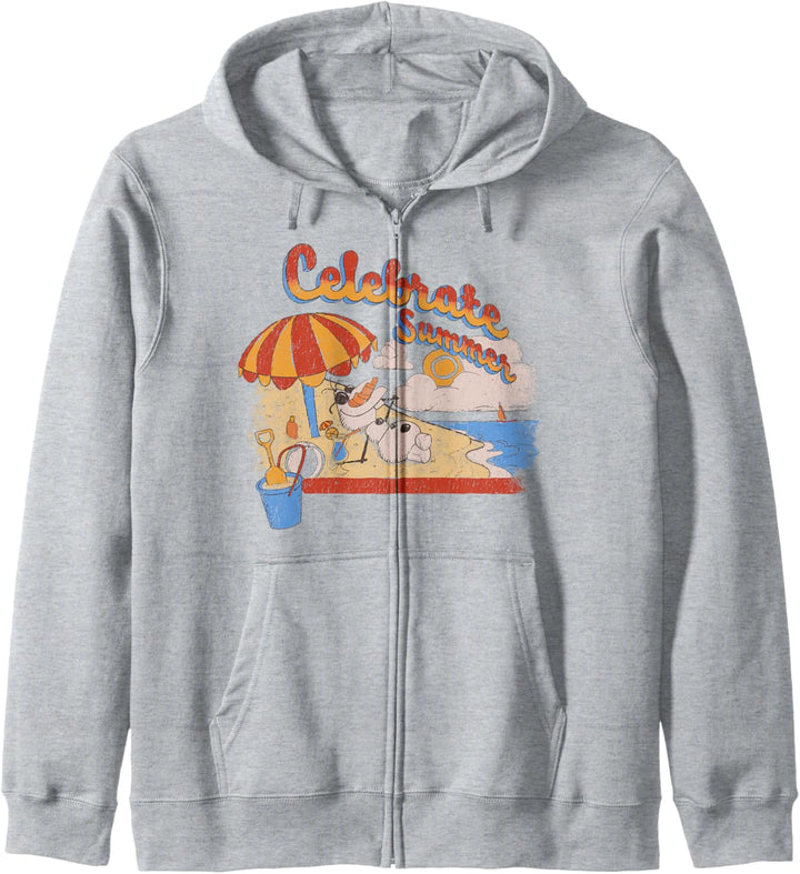 Disney Frozen Olaf Celebrate Summer Beach Portrait Kapuzenjacke