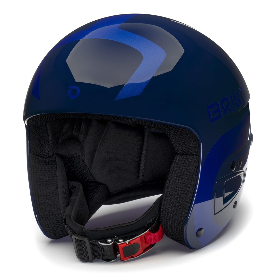 Briko Unisex – Erwachsene Helm Helmet, Shiny Downriver Blue-Metal Royal Blue, 62