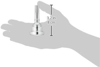 Vincent Bach Mundstück Tenorposaune standard Serie 350 Modell 7C, 3507C, Silber, Medium Shallow Cup