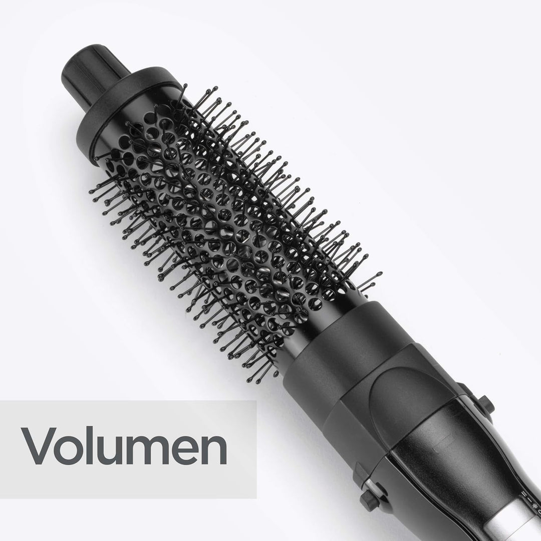 BaByliss Shape und Smooth Wamluftbürste für Kürzere Haare AS82E, 2 Bürstenaufsätze 30mm und 20mm, Kü