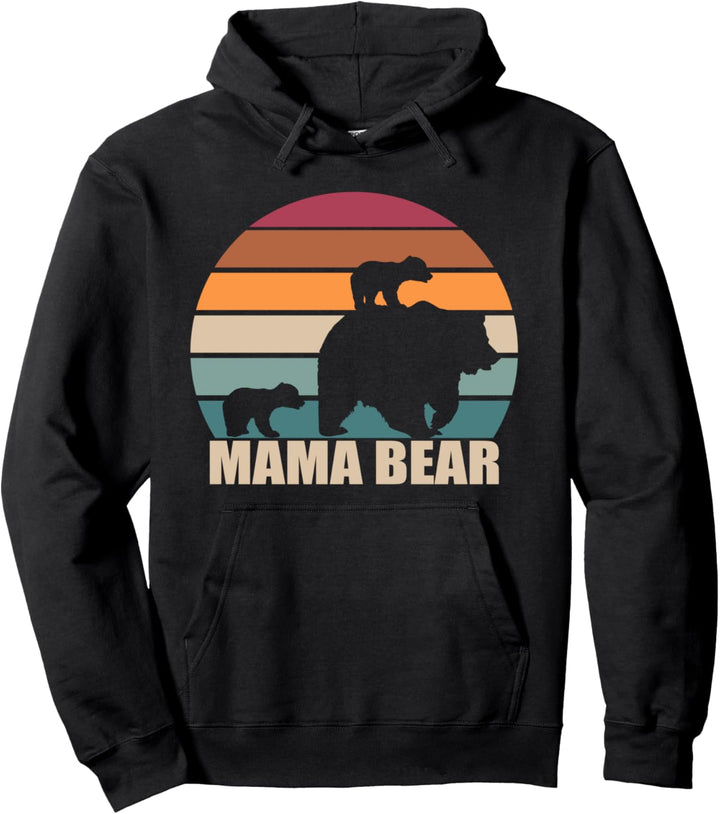 Mama Bär von Zwillingen Muttertag Zwillingsmama Pullover Hoodie