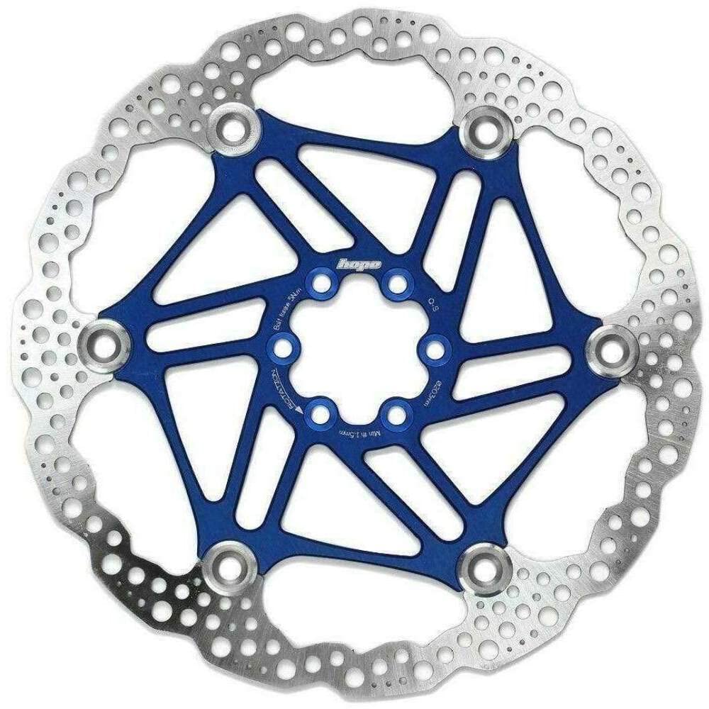 Hope Bremsscheibe Floating Disc blau 203mm, blau 203mm