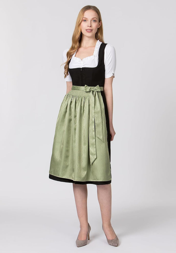 Stockerpoint Damen Schürze Corinna Dirndlschürze, hellgrün, Regular