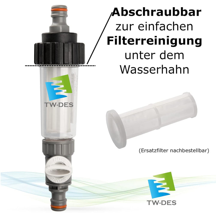 TW-DES Original Befüllfilter "ECONOMY" für Wohnmobil Caravan Wohnwagen Boot