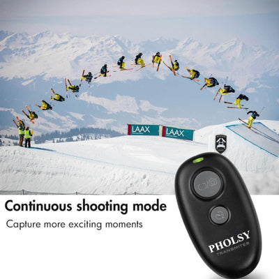 PHOLSY Kamera Kabellose Fernauslöser Auslöser Fernbedienung für Fujifilm GFX50S, XPro2, X-H1, X-T2,