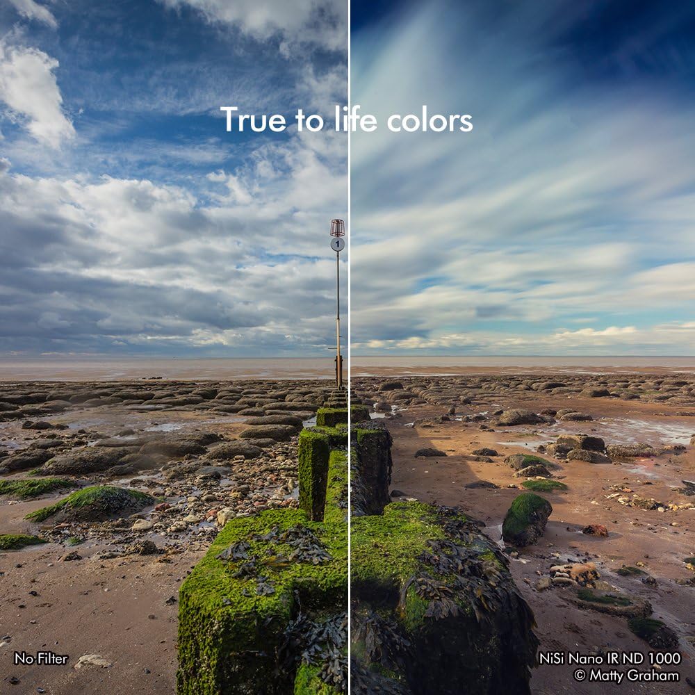 NiSi Neutral-Graufilter 100x100mm ND8 0.9 (3 Blenden) 100x100mm ND 8 (0.9) 3Stops, 100x100mm ND 8 (0