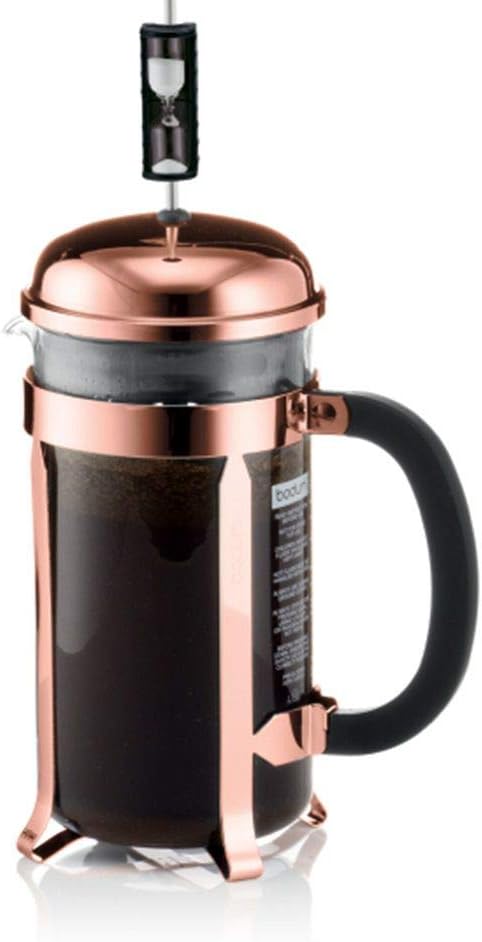 Bodum 1928-18 Chambord Kaffeebereiter, 1,0 L, 34 oz - Kupfer Copper 1.0 l, Copper 1.0 l