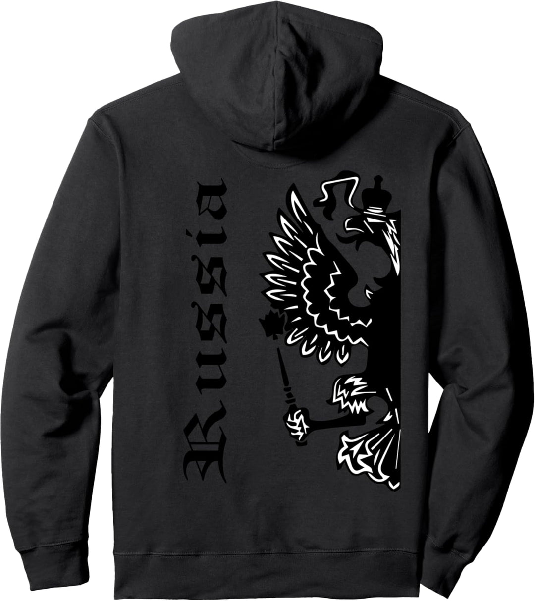 Russia Shirt Russland Fahne Wappen Herren & Damen Russia Pullover Hoodie