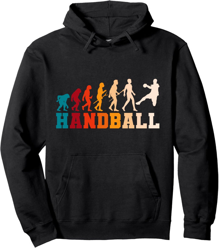 Handball Evolution Spruch Handballer Handballspieler Pullover Hoodie