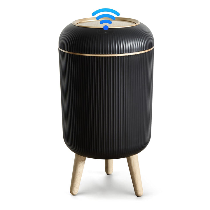 Smart Mülleimer mit Sensor,Weiss,10L,für Küche und Badezimmer, klein Geruchsdichter Trash Can Automa