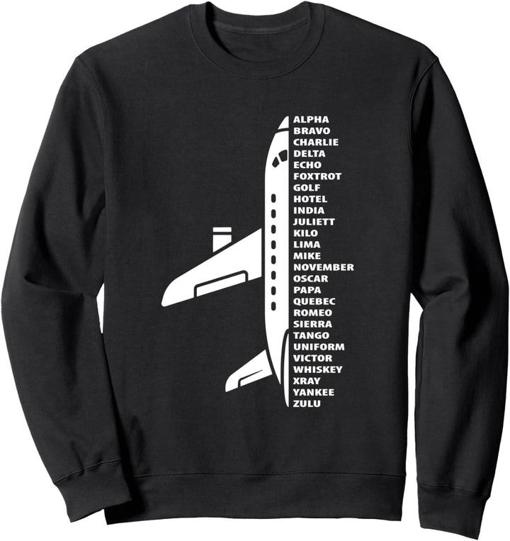 Nato Alphabet Design für Fluglotse - Pilotenausbildung Sweatshirt