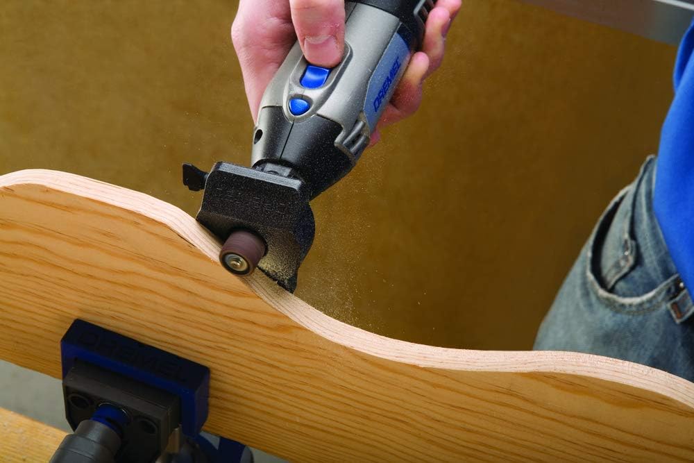 Dremel 4000 Multifunktionswerkzeug 175W, Set mit 128 Zubehörteilen, 6 Vorsatzgeräte, Variable Drehza