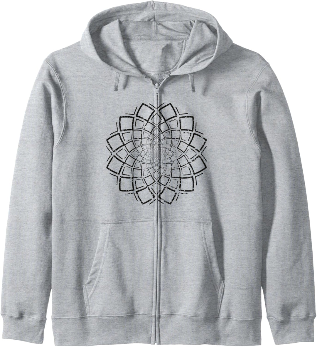 Spirituelle Meditation Einfaches Mandala Tribal Yoga Kapuzenjacke