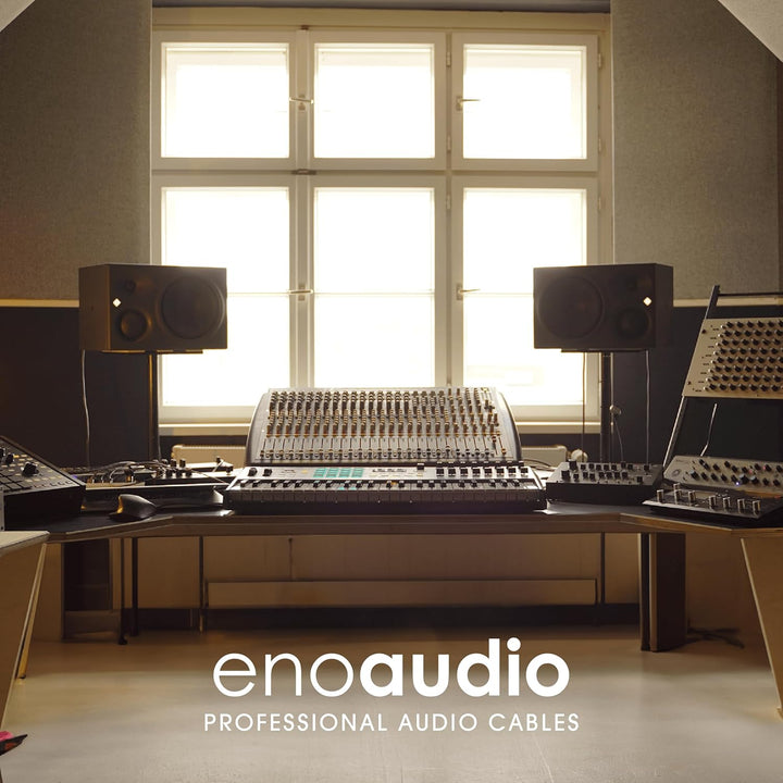 enoaudio Mogami 2534 Quad Stereo Paar (L,R) Audio Kabel | Neutrik Gold XLR female - XLR male | HiFi,