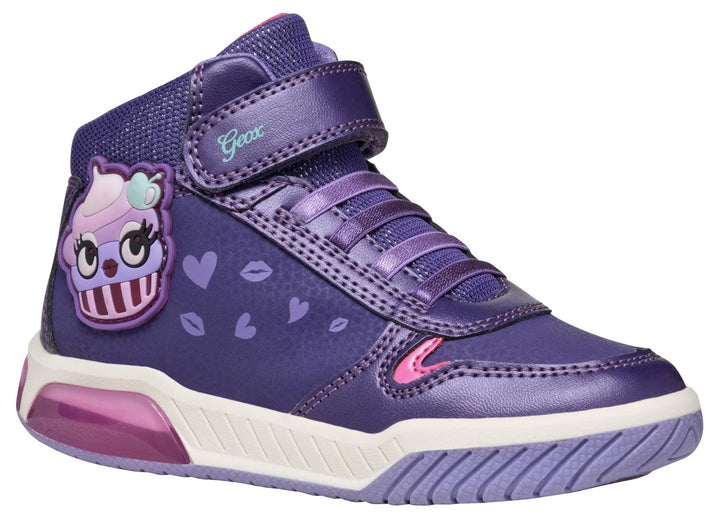 Geox Mädchen J Inek Girl CSneakers 30 EU Violet Fuchsia, 30 EU Violet Fuchsia