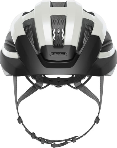 ABUS Rennradhelm Macator - sportiver Fahrradhelm für Einsteiger - auch für Zopfträger/-innen - für D