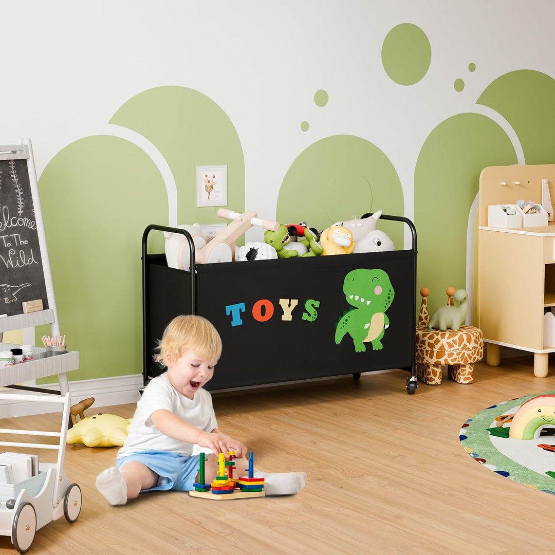 GRANNY SAYS Spielzeugkiste mit Rollen, Extra Gross Aufbewahrungsbox Kinder, Aufbewahrung Kinderzimme