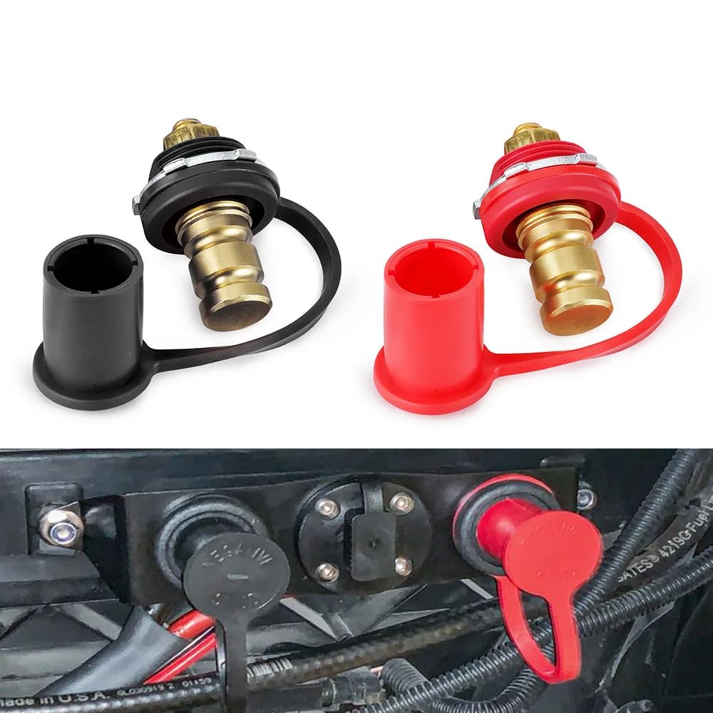 DollaTek 2 Stück 20mm Batterie Ladegerät Stecker Batterie Starthilfe Stecker Überbrückungsklemmen ge