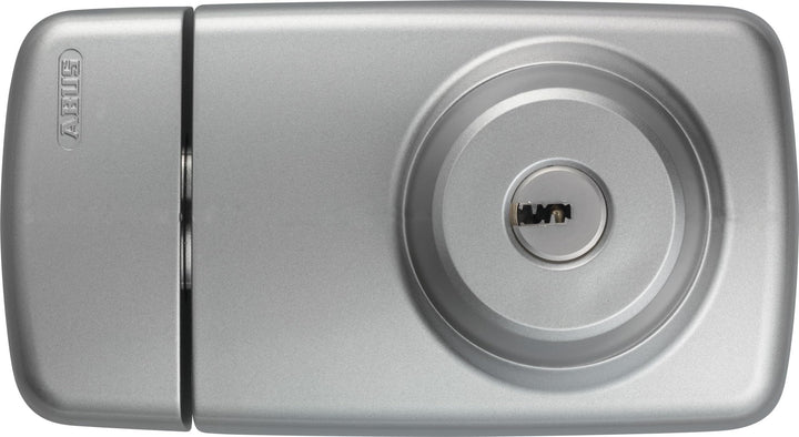 ABUS Tür-Zusatzschloss 7025 mit beidseitigem Zylinder, silber, 53272 Metall EK Silber, Metall EK Sil