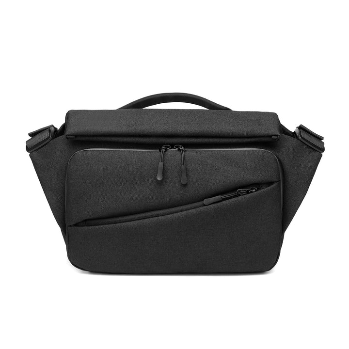 FANDARE Männer Umhängetasche Erweiterbar Schultertasche mit USB-Ladeanschluss Herren Messenger Bag C