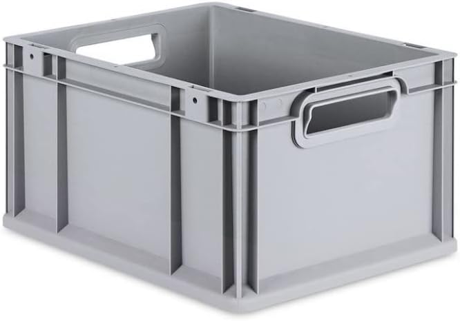 PROREGAL SuperSparSet 5x Eurobox NextGen Grip | HxBxT 22x30x40cm | 20 Liter | Griffe offen | Glatter
