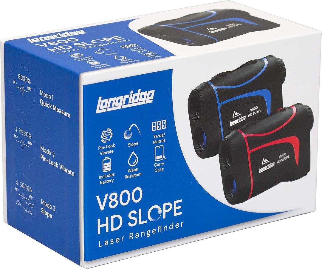 Longridge Unisex-Adult V800 Entfernungsmes Einheitsgrösse ROT, Einheitsgrösse ROT