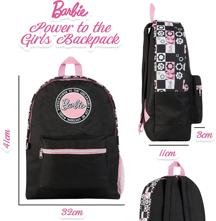 Barbie Kinderrucksack Mädchen, Geräumig Kinderrucksack mit Verstellbaren Trägern, Kindergarten Rucks