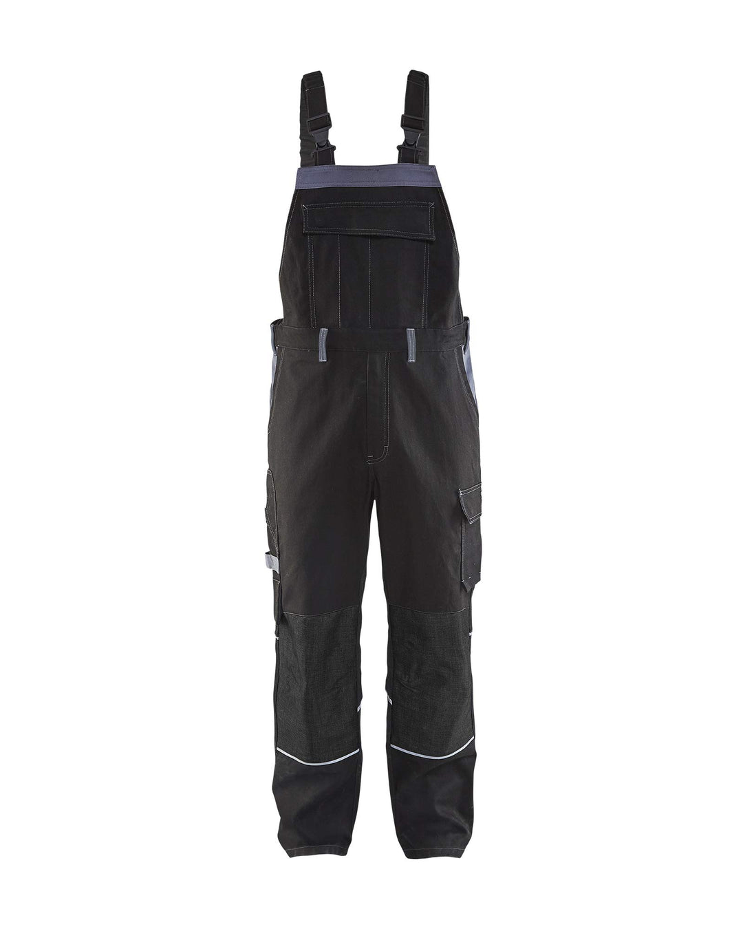 Blaklader 28611516 ANTI-FLAMMEN-LATZHOSE, Schwarz/ Grau, grootte C62, C62