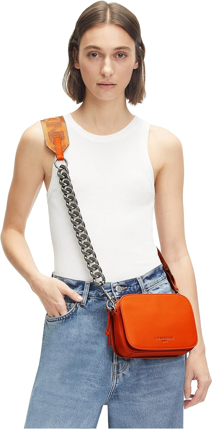 Liebeskind Damen Fancy Strap 1 Shoulder Straps Long Brick, Brick