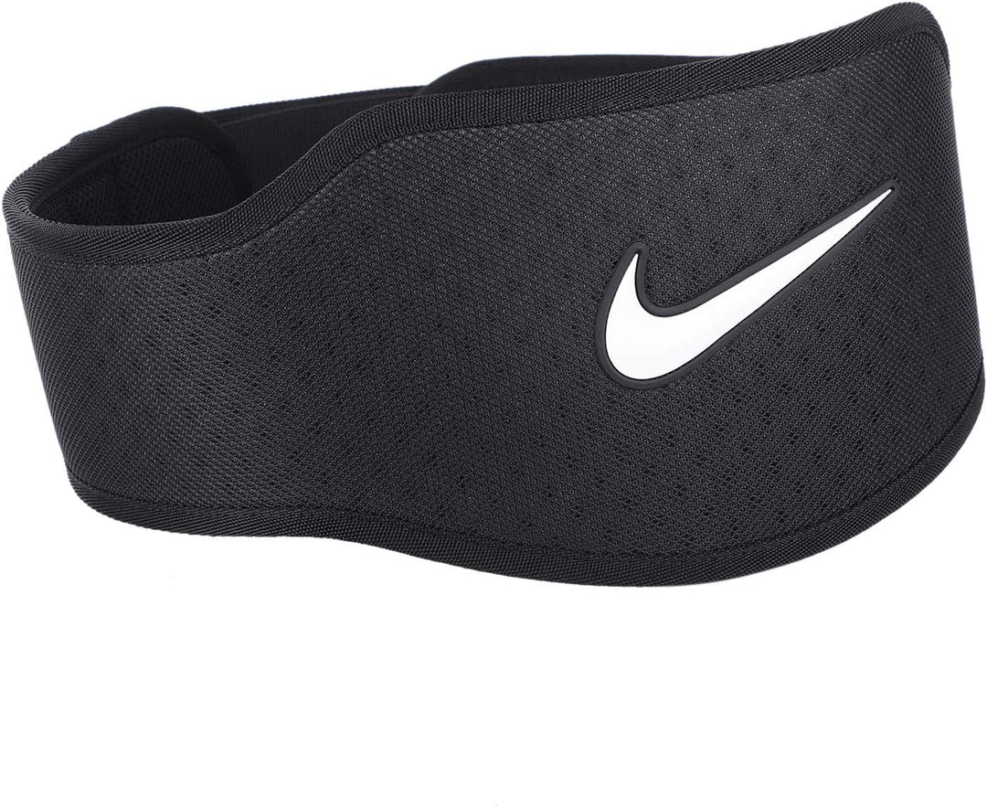 Nike Strength Trainingsgürtel, 3,0 M Schwarz/Schwarz/Weiss, M Schwarz/Schwarz/Weiss