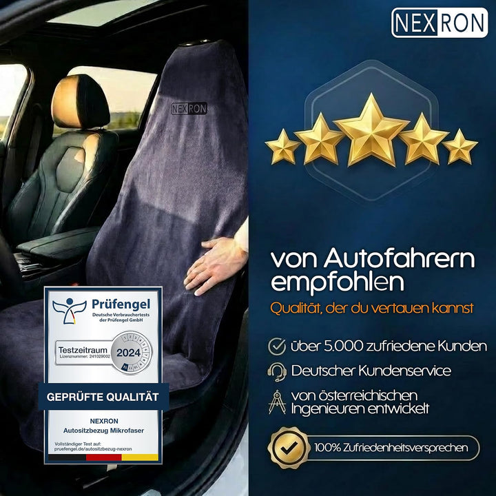 NEXRON® Sitzbezug Auto Vordersitze – besonders bequemer Autositzschoner mit atmungsaktivem Premium S