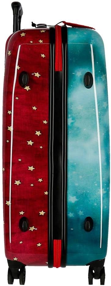Santoro Gorjuss My Star Kofferset Mehrfarbig 55/67 cms Hartschalen ABS TSA-Schloss 97L 4 Doppelräder