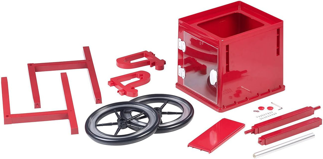 Rosenstein & Söhne Zubehör zu Popcorn-Automat: Rollwagen im Retro-Design für Popcorn-Maschine"Cinema