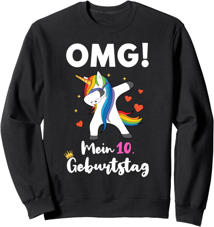 10. Geburtstag Junge Mädchen 10 Jahre 2014 Lustig Geschenk Sweatshirt