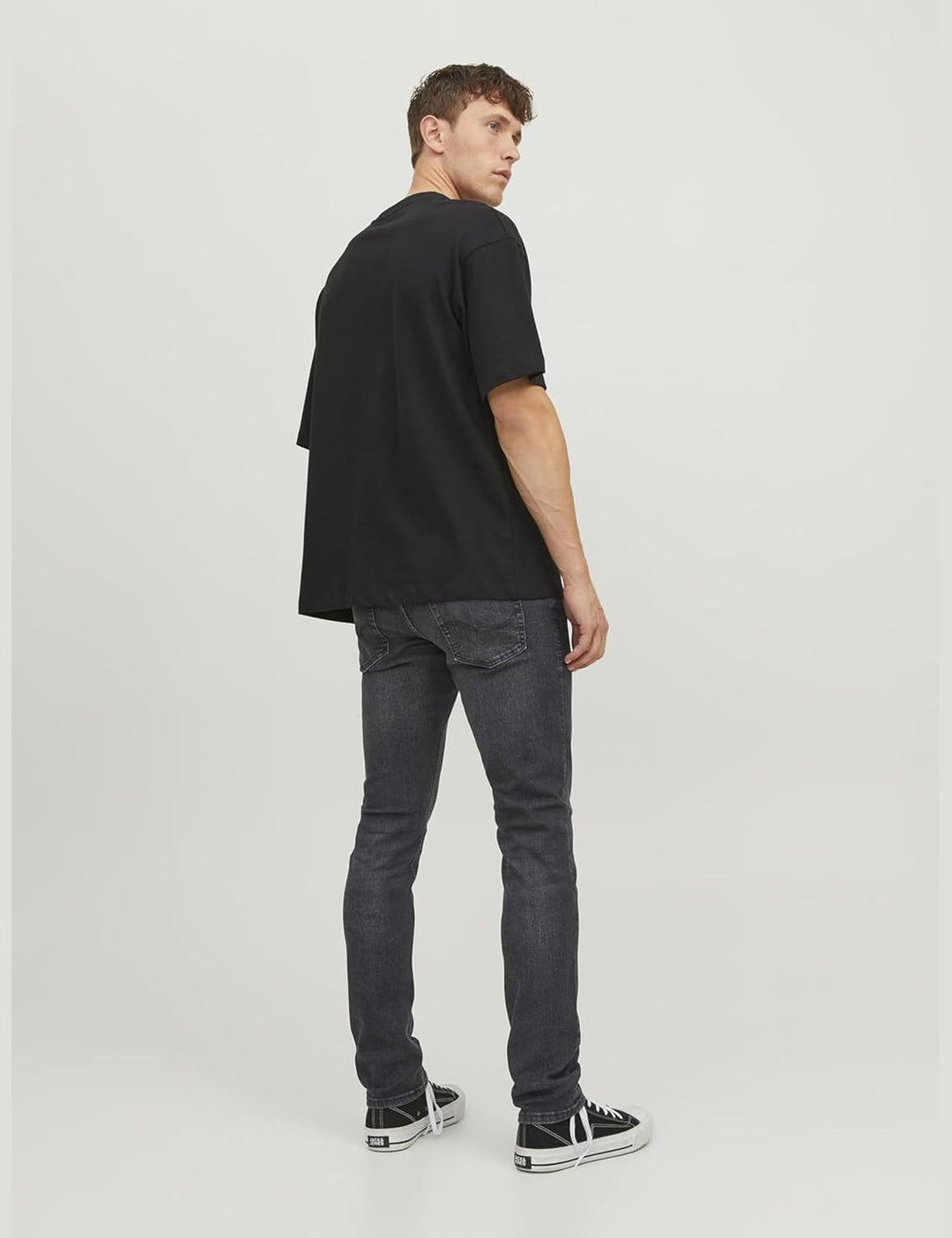 JACK & JONES Male Slim Fit Jeans JJIGLENN JJORIGINAL SQ 270 NOOS Slim Fit Jeans 31W / 34L Black Deni