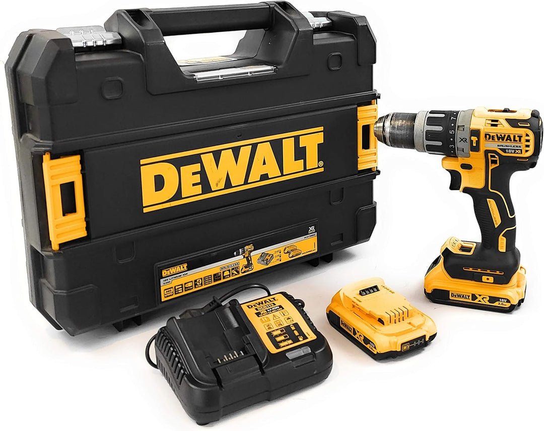 Dewalt 18 Volt Akku Schlagbohrschrauber DCD796D2 (Bürstenloser Motor, 2-Gang Vollmetallgetriebe, max