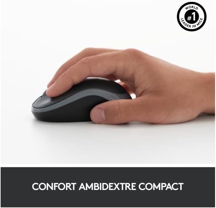 Logitech MK270 Kabelloses Set mit Tastatur und Maus für Windows, Französisches AZERTY-Layout - Schwa