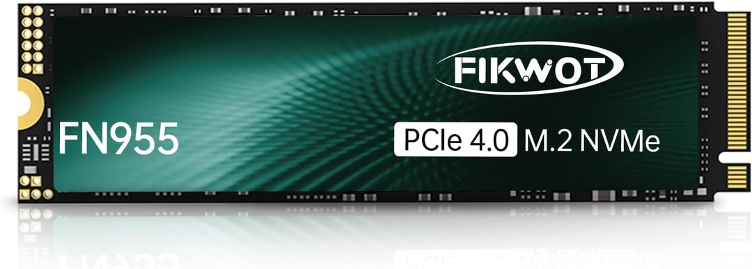 Fikwot FN955 4TB M.2 PCIe Gen4 Internes Solid State Drive mit Graphene Kühlaufkleber - Bis zu 7350 M