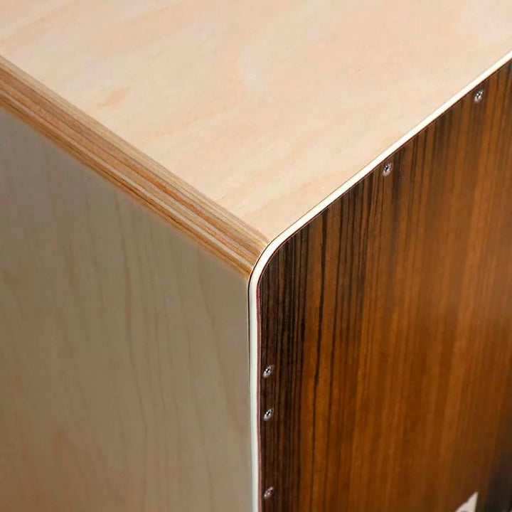 Sela 051 Varios Brown Snare Cajon mit Sela Snare System, geeignet für Anfänger und Fortgeschrittene,