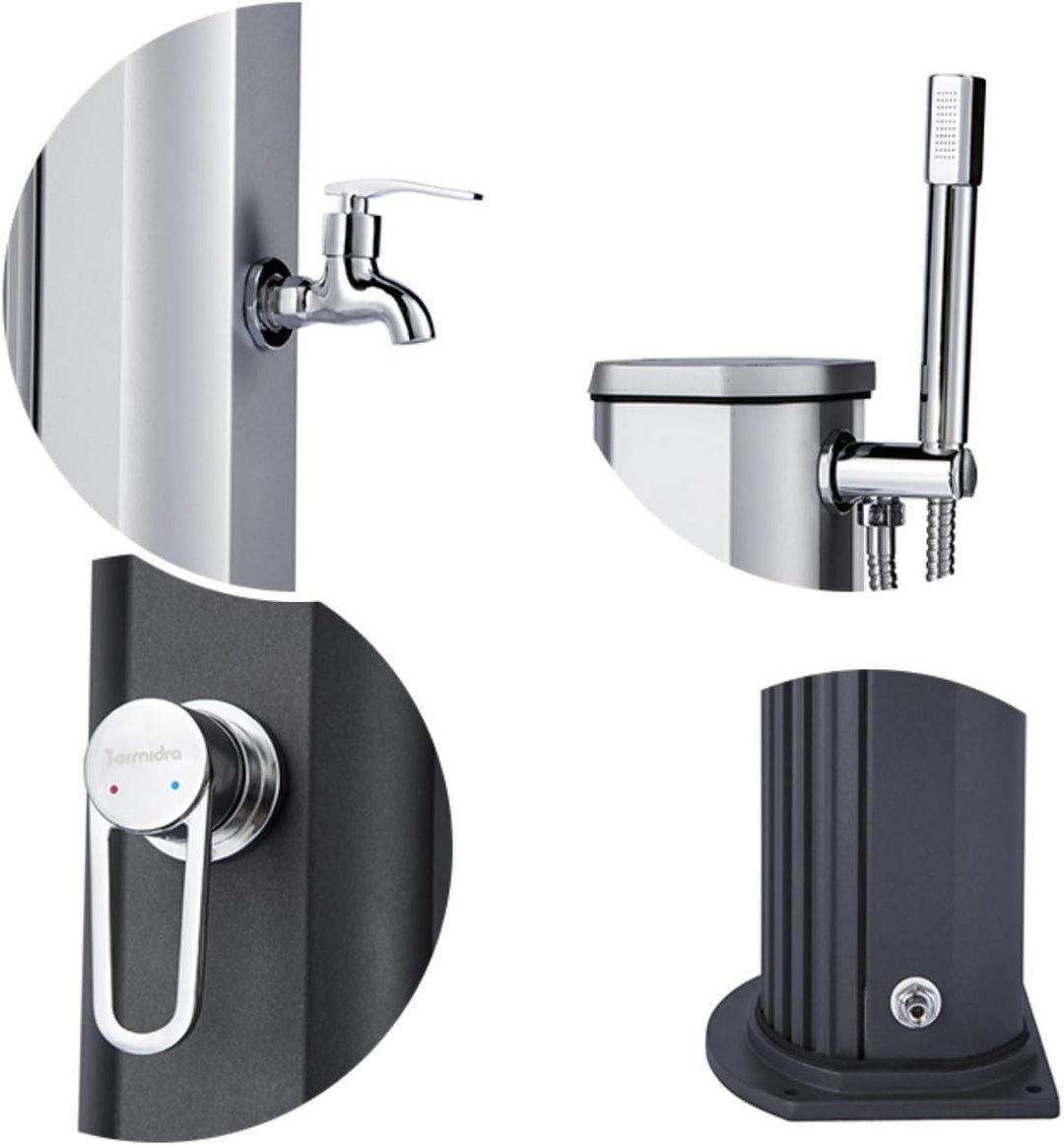 Formidra DS-JG141NO Solardusche, Kollektion Jolly GO-20, kompakt und elegant, Single