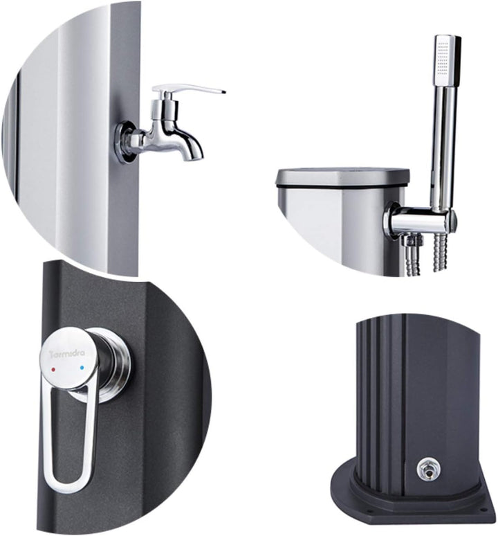 Formidra DS-JG141NO Solardusche, Kollektion Jolly GO-20, kompakt und elegant, Single