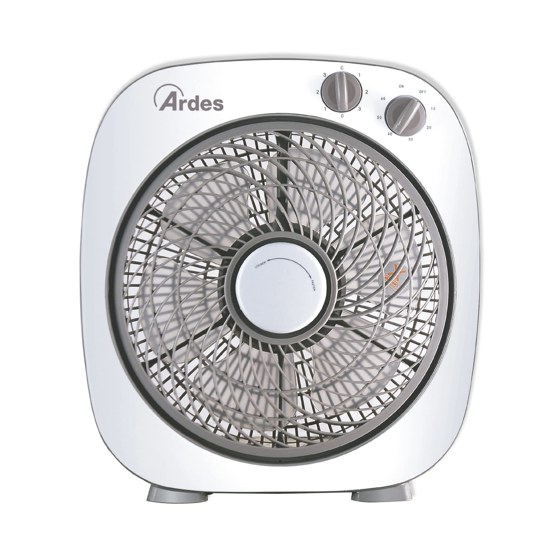 ARDES - Tragbarer Tisch- oder Bodenventilator mit 6 Flügeln und 3 Intensitätsstufen und 360-Grad-Dre