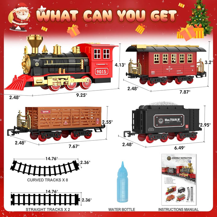 Hot Bee Zug Spielzeug, Eisenbahn Kinder Elektrisch, Weihnachtszug Elektrisch, Weihnachtszug um den B