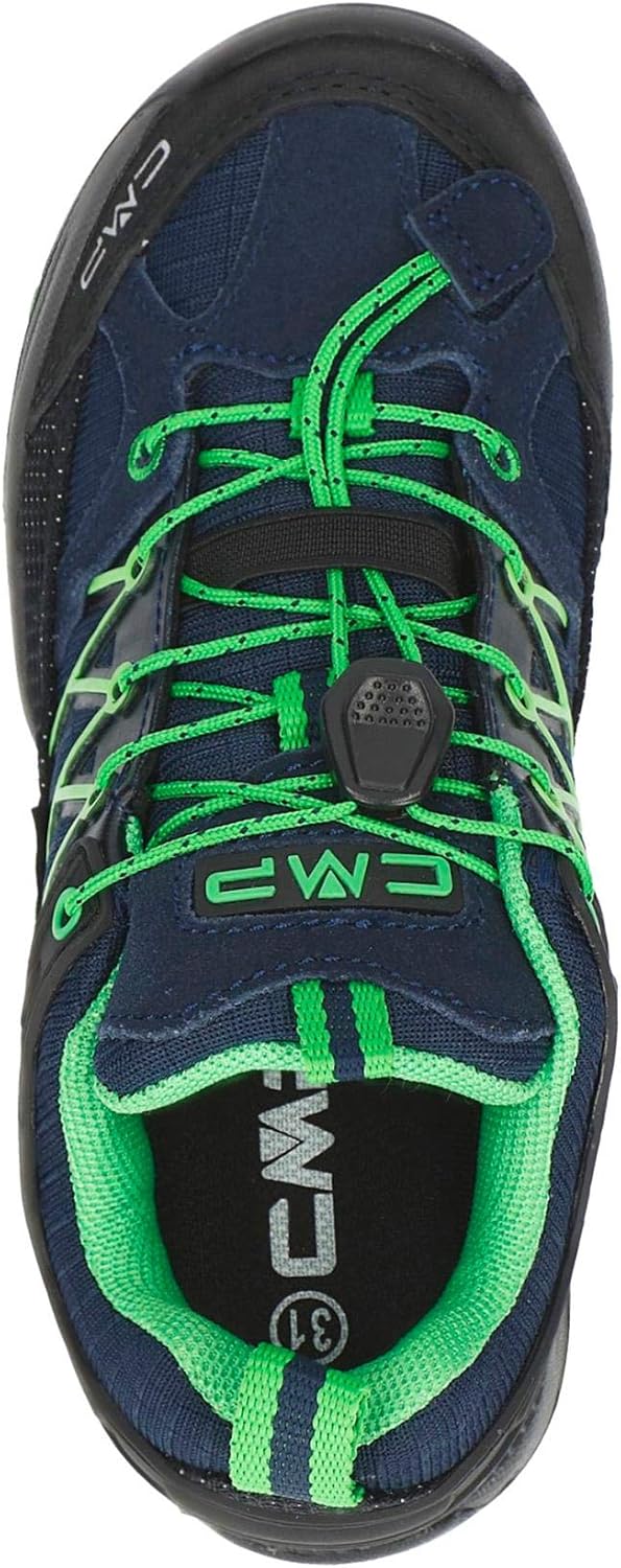 CMP Unisex Kinder Kids Rigel Low Trekking Shoes WpTrekking-Schuhe 28 EU B Blue Gecko, 28 EU B Blue G